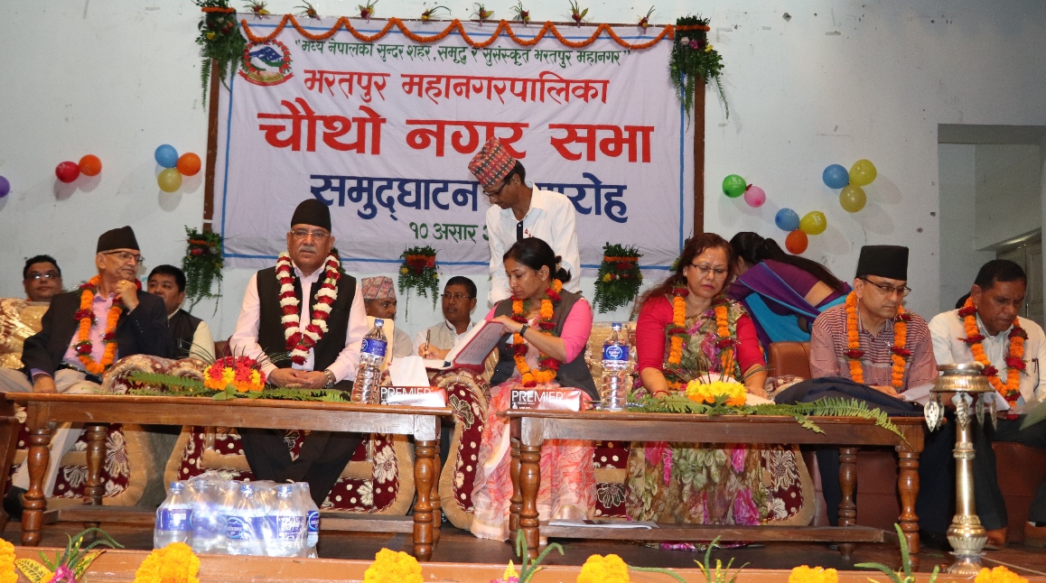 रंगशाला निर्माणको काम रोकीदैन : अध्यक्ष प्रचण्ड