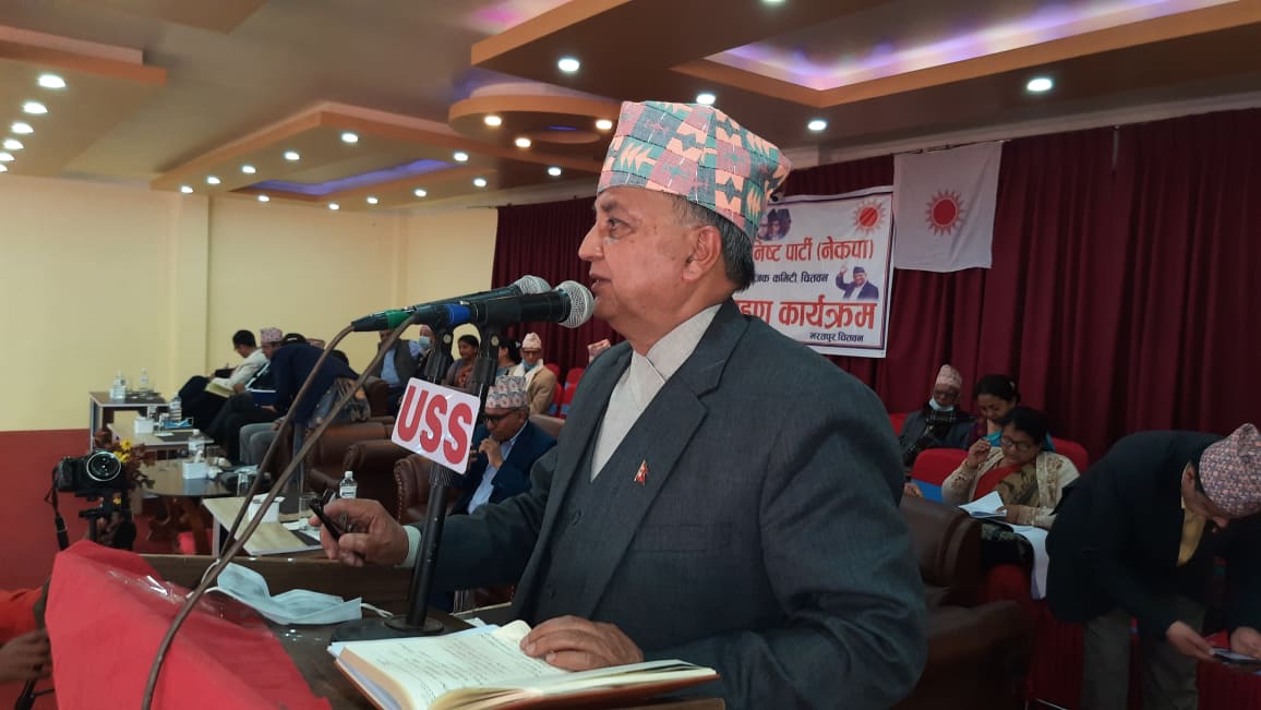 एकता हुदाको विशाक्त भ्रुणका कारण यति छिट्टै पार्टी विभाजनः उपप्रधानमन्त्री पोख्रेल