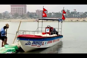 सुरु भयो नारायणी नदीमा मोटरबोट !