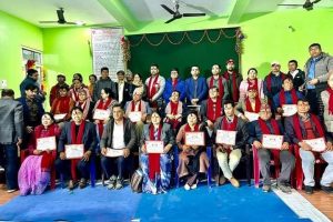 नेपाल रेडक्रस सोसाइटी चितवनमा पौडेल