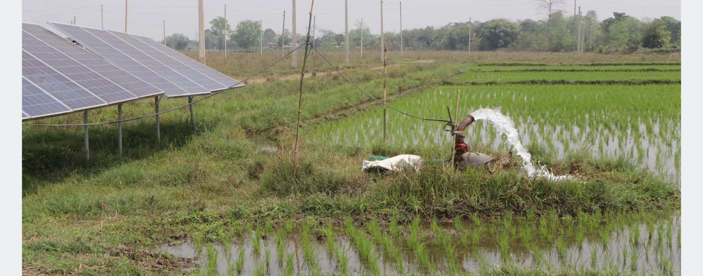भूमिगत जल सिँचाइ आयोजना अपुरा काममा केन्द्रित
