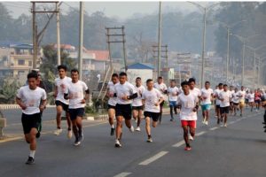 मिनी म्याराथुनकाे उपाधी आर्मीका पाललाई
