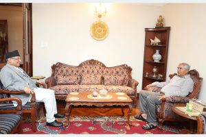 संसद् अवरोध अन्त्य गर्न प्रधानमन्त्रीको सक्रियता, कांग्रेस सभापति देउवासँग छलफल