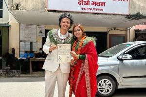 एलिजे र आयुषले गरे कानूनी विवाह