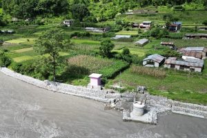 कालीगण्डकीको कटान रोकथाम गर्न तटबन्धन