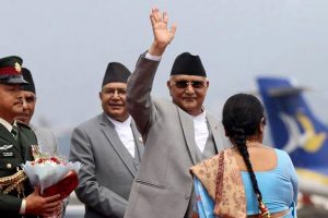 प्रधानमन्त्री ओली चीन भ्रमणमा जाँदै