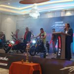 टीभीएसको नयाँ ‘अपाचे आरटीआर १६० फोर भी’ चितवनमा सार्वजनिक