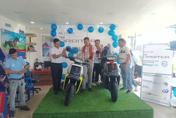 टिभिएस मोटर कम्पनीले भरतपुरमा ‘टिभिएस अर्बिटर’ नयाँ विद्युतीय स्कुटर सार्वजनिक ग¥यो