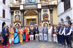 राष्ट्रपतिबाट पशुपतिमा पूजाआराधना